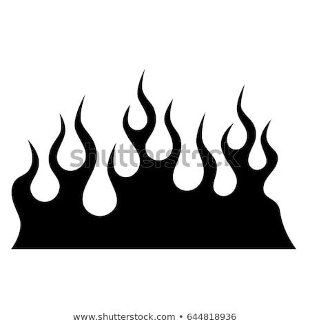 printable fire flames template